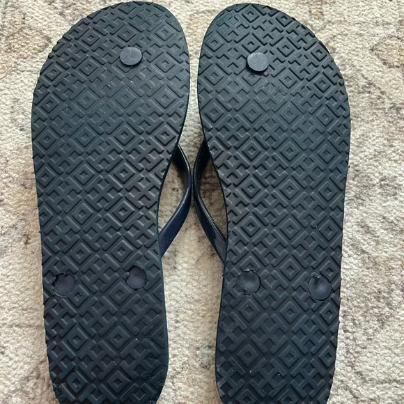 Tory Burch Botanical Print Flip Flops - Picture 3 of 3